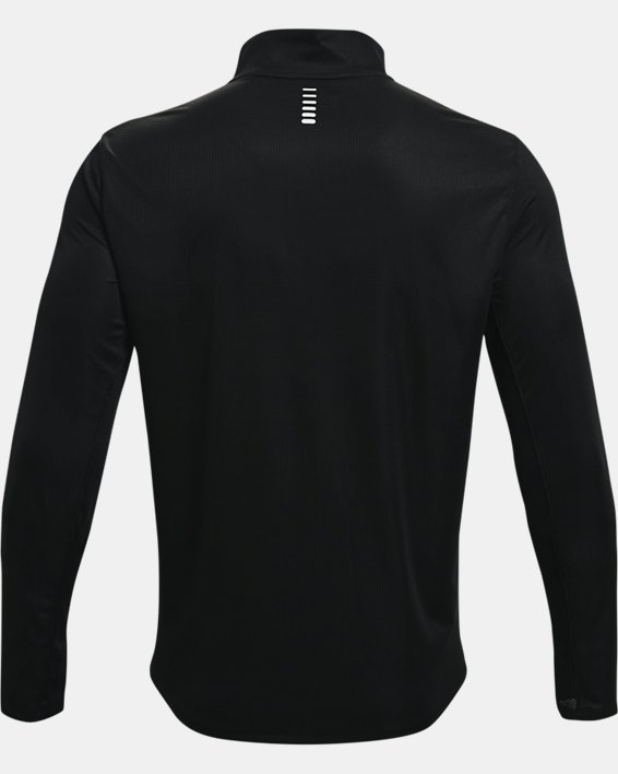 Camiseta con media cremallera UA Speed Stride Shock para hombre, Black, pdpMainDesktop image number 6